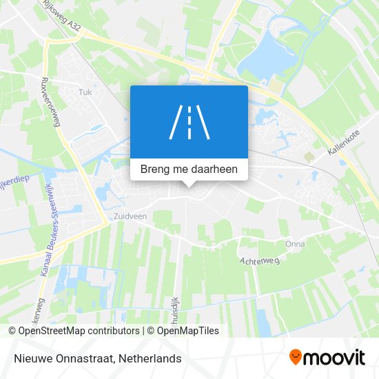 Nieuwe Onnastraat kaart