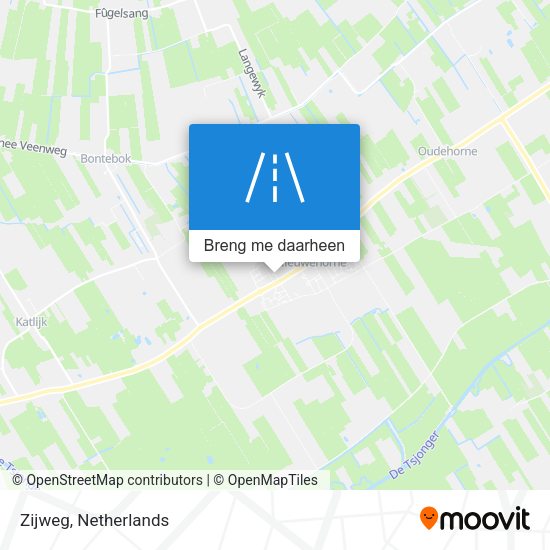 Zijweg kaart