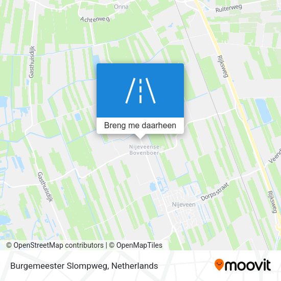Burgemeester Slompweg kaart