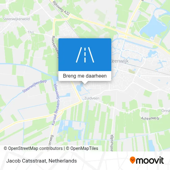 Jacob Catsstraat kaart