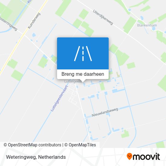 Weteringweg kaart