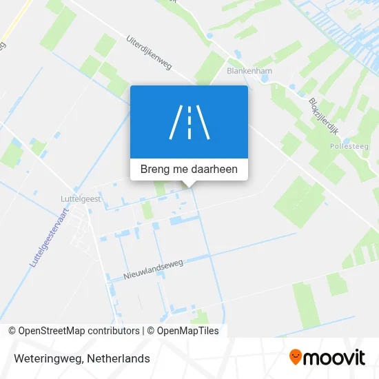Weteringweg kaart