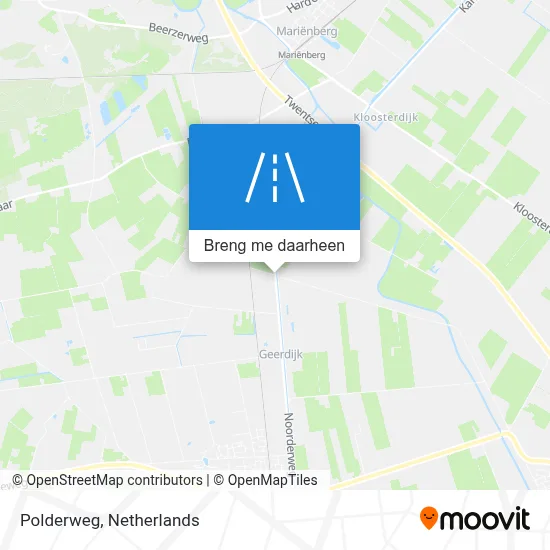 Polderweg kaart
