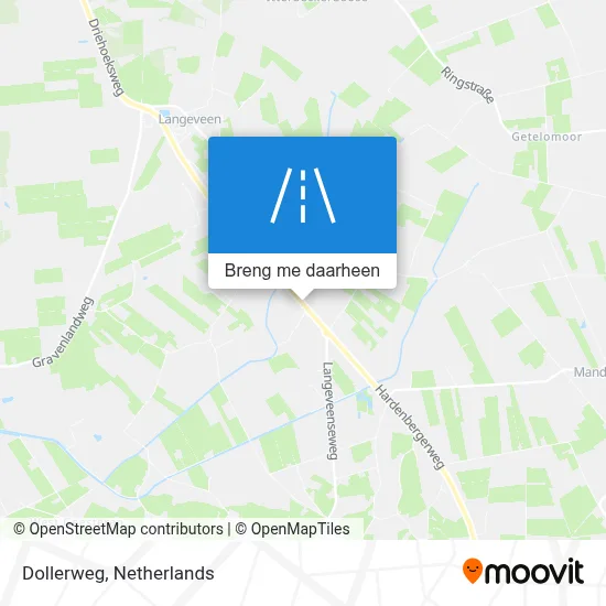 Dollerweg kaart