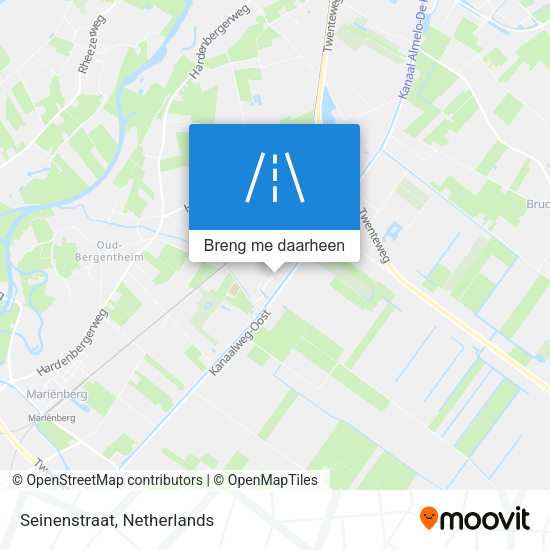 Seinenstraat kaart