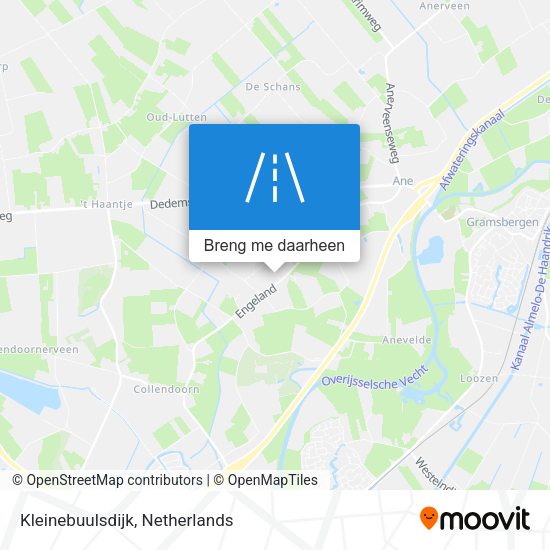 Kleinebuulsdijk kaart