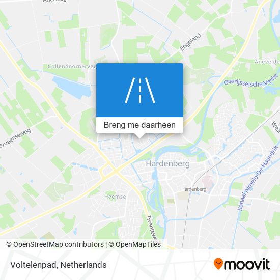 Voltelenpad kaart