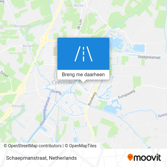 Schaepmanstraat kaart