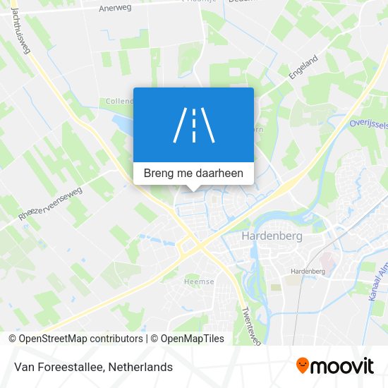 Van Foreestallee kaart