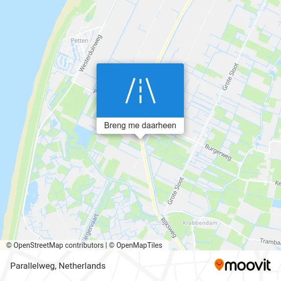 Parallelweg kaart