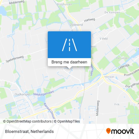 Bloemstraat kaart