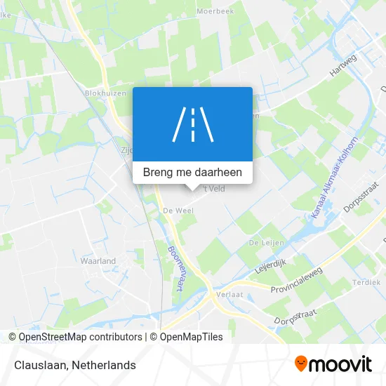 Clauslaan kaart