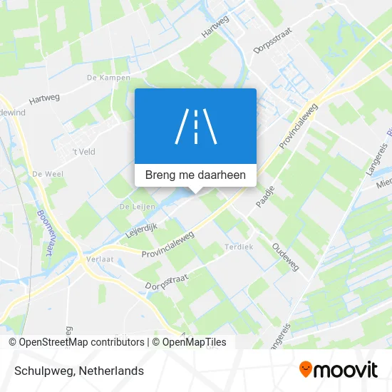 Schulpweg kaart