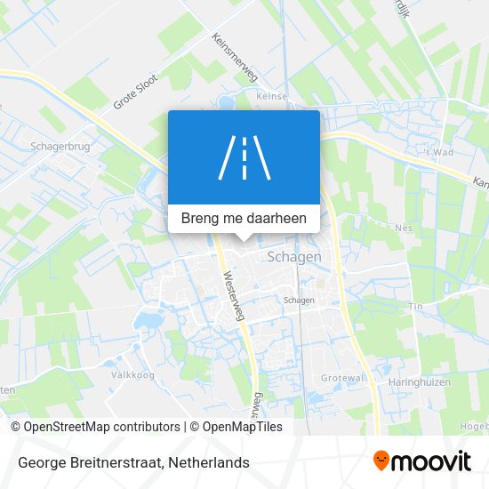 George Breitnerstraat kaart