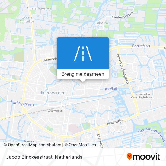 Jacob Binckesstraat kaart