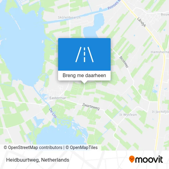 Heidbuurtweg kaart