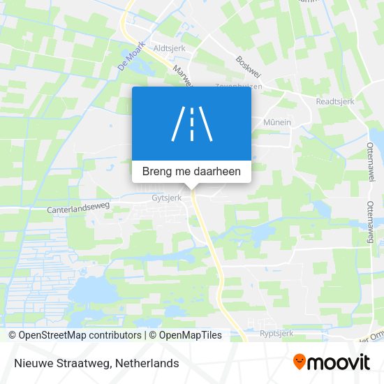 Nieuwe Straatweg kaart