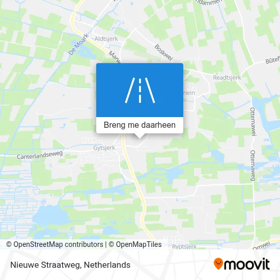 Nieuwe Straatweg kaart