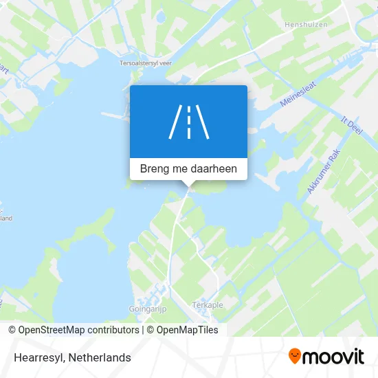 Hearresyl kaart