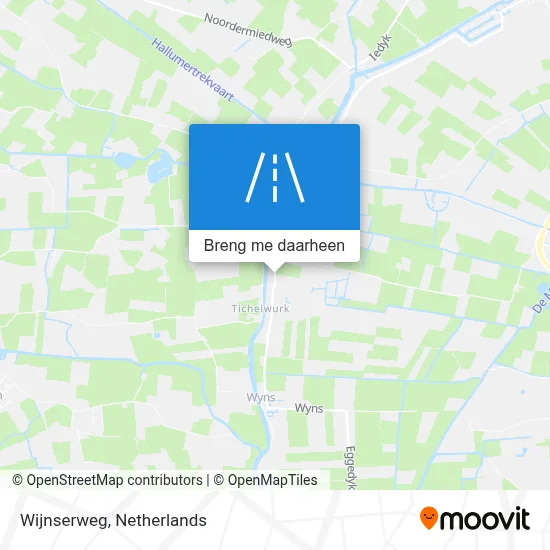 Wijnserweg kaart