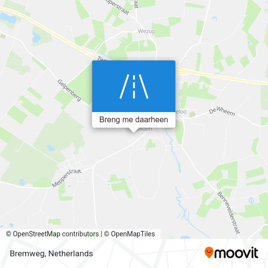 Bremweg kaart