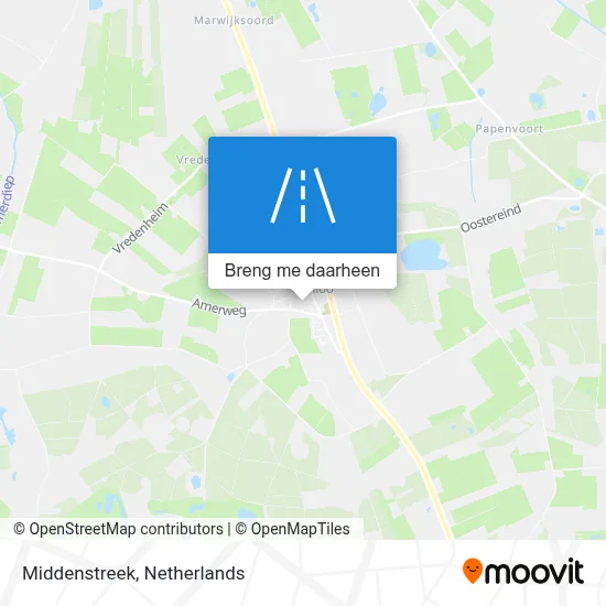 Middenstreek kaart