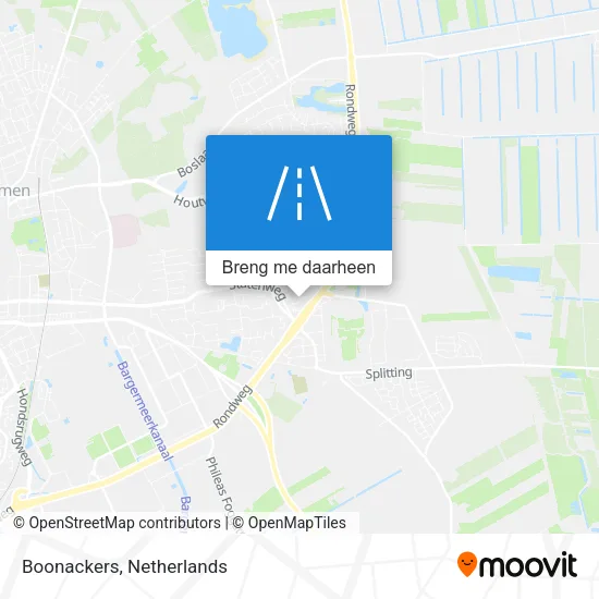 Boonackers kaart