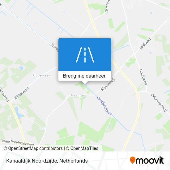 Kanaaldijk Noordzijde kaart