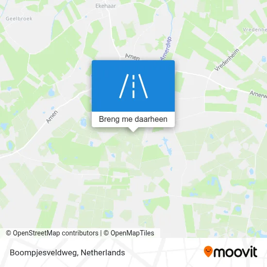 Boompjesveldweg kaart