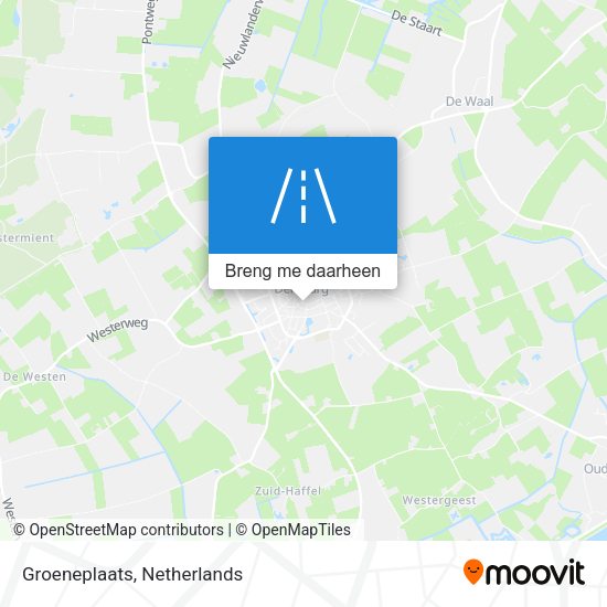 Groeneplaats kaart