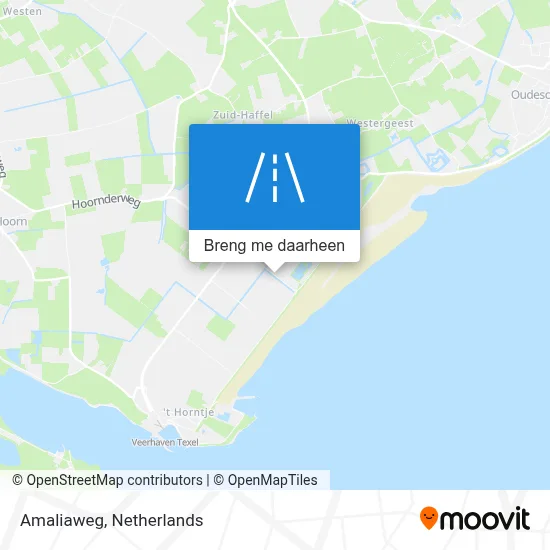 Amaliaweg kaart