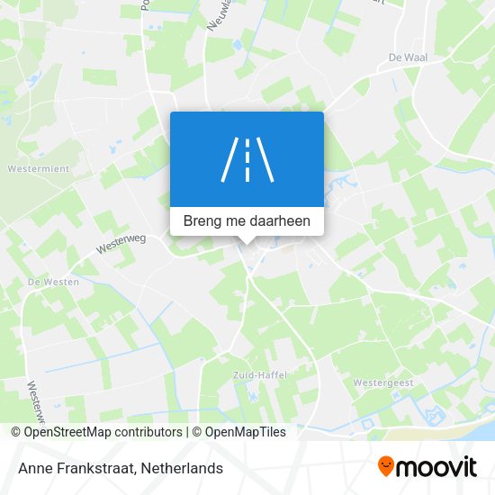 Anne Frankstraat kaart