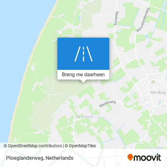 Ploeglanderweg kaart