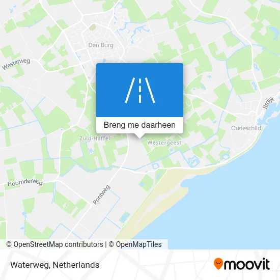 Waterweg kaart