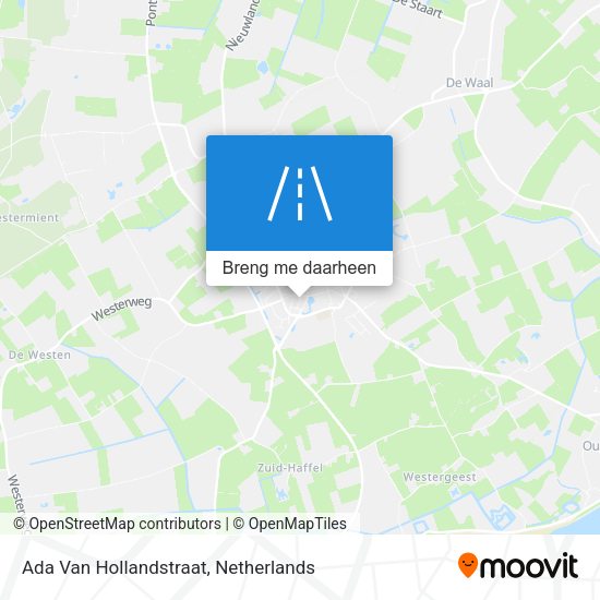 Ada Van Hollandstraat kaart