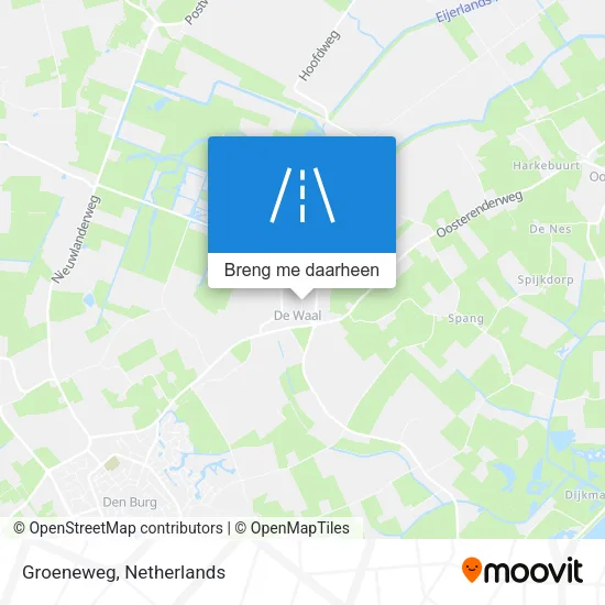 Groeneweg kaart