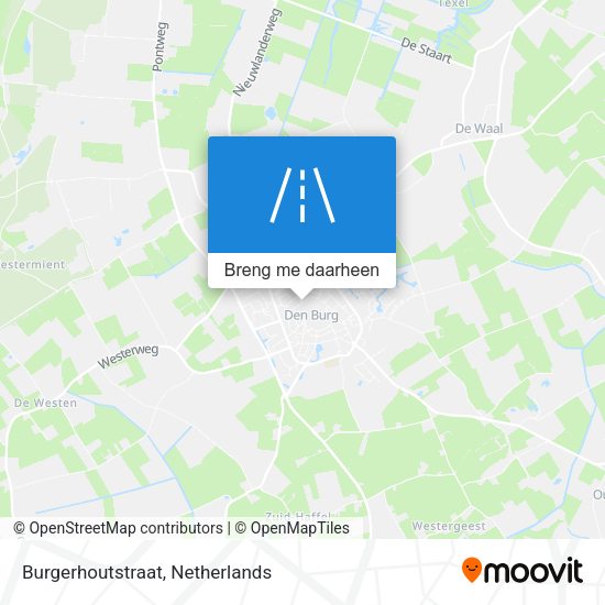 Burgerhoutstraat kaart