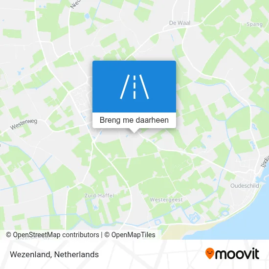 Wezenland kaart
