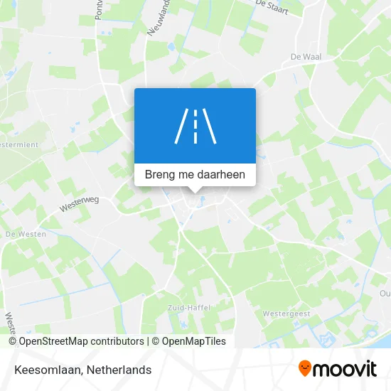 Keesomlaan kaart