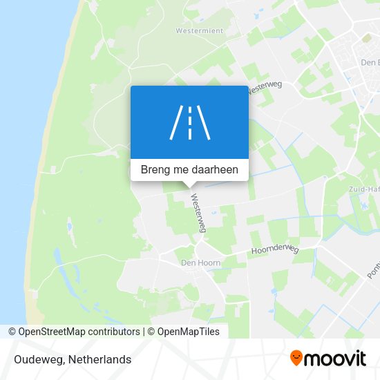 Oudeweg kaart