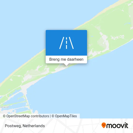 Postweg kaart