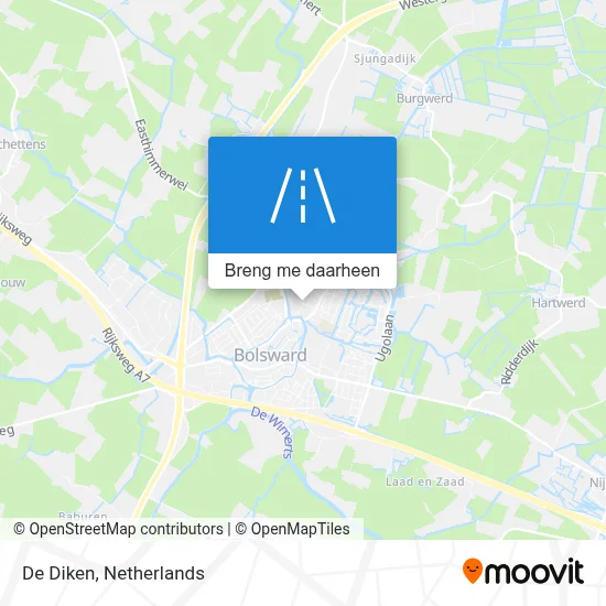De Diken kaart