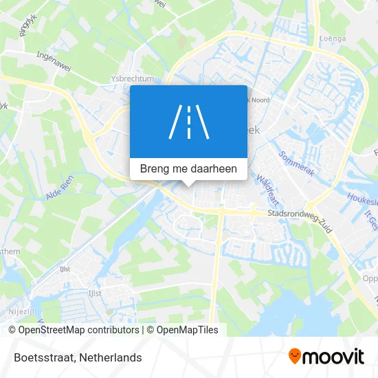 Boetsstraat kaart