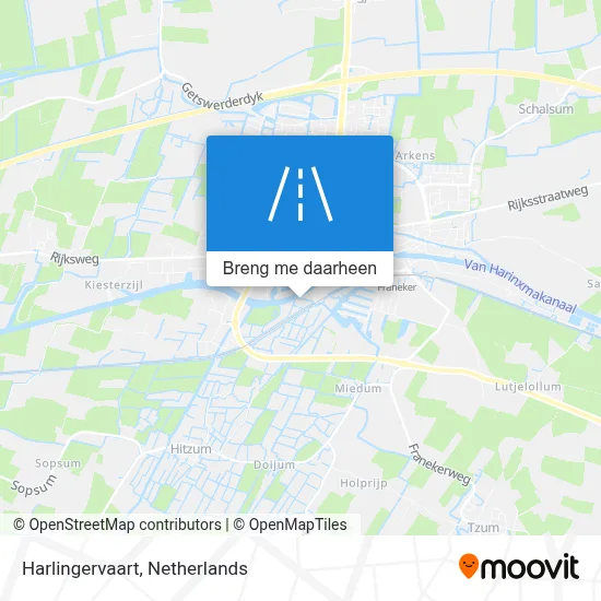 Harlingervaart kaart