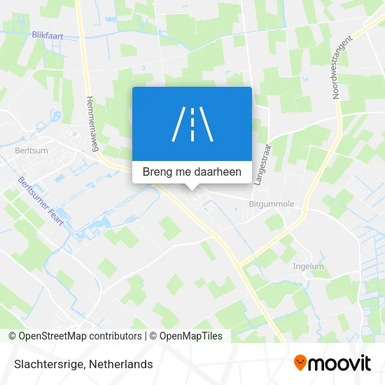 Slachtersrige kaart