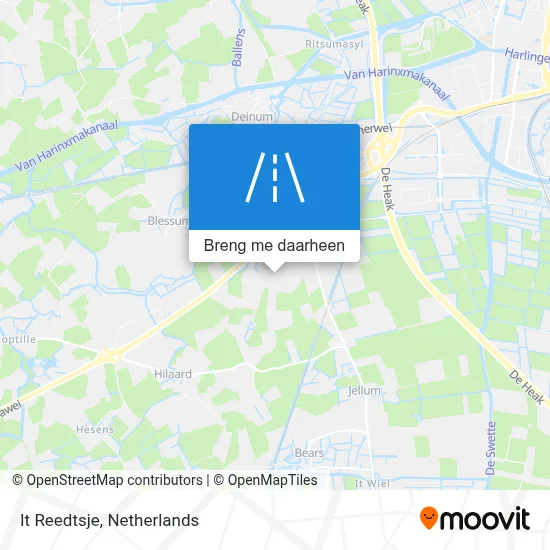 It Reedtsje kaart
