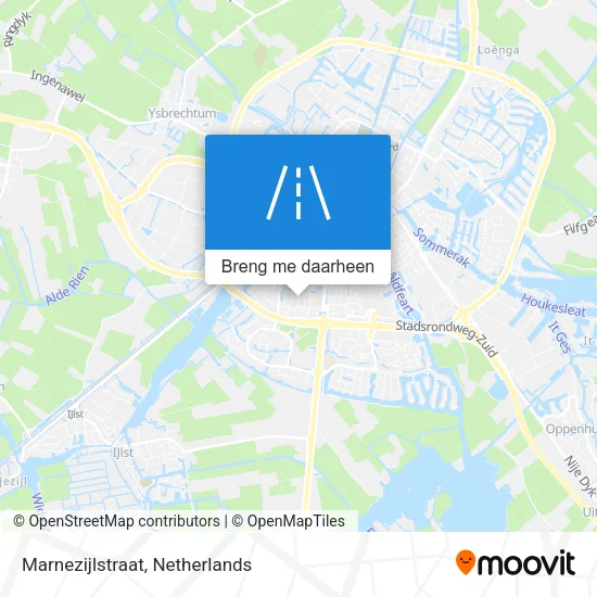 Marnezijlstraat kaart