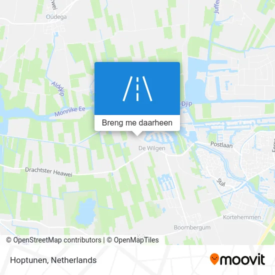 Hoptunen kaart
