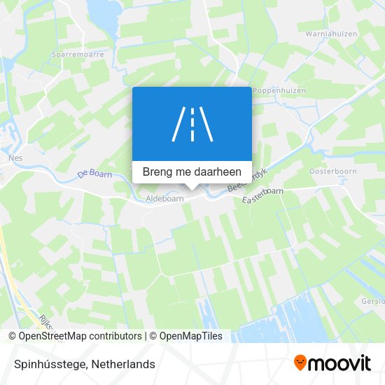 Spinhússtege kaart
