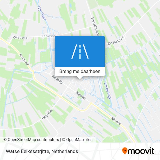 Watse Eelkesstrjitte kaart